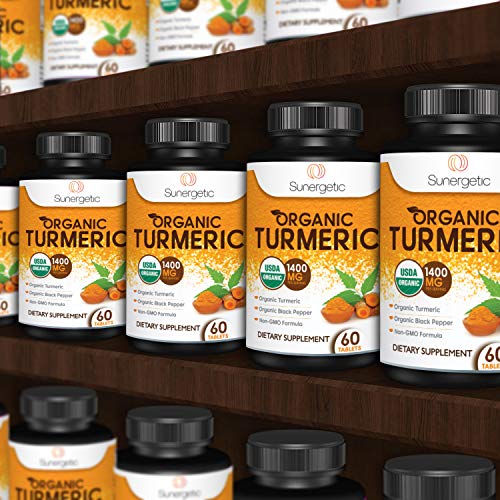 USDA Certified Organic Turmeric Supplement – Includes Organic Turmeric & Organic Black - AB Mystery