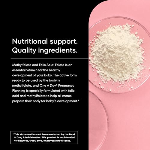One A Day Pregnancy Planning Prenatal Multivitamin for Women, Pre Pregnancy Vitamins ONE A DAY