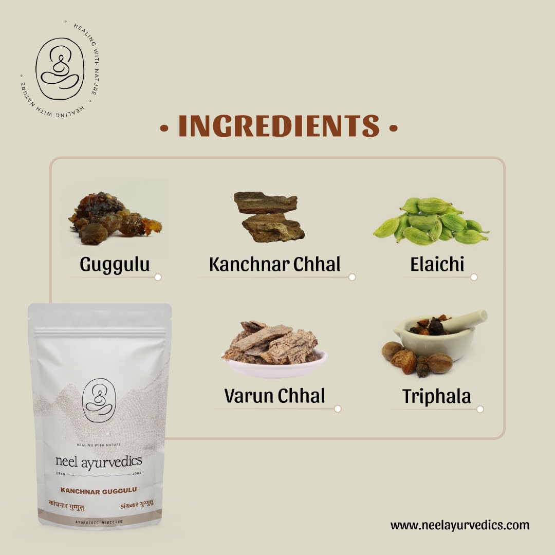 Neel Ayurvedics Kanchnar Guggulu - 300 Tab - AB Mystery