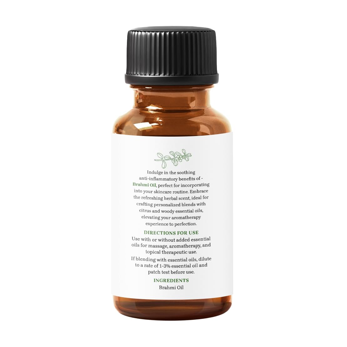 Essential Delights Brahmi Oil - Premium Undiluted Carrier Oil (1 oz) | for Skin, Face, Body, Hair Revitalization - AB Mystery