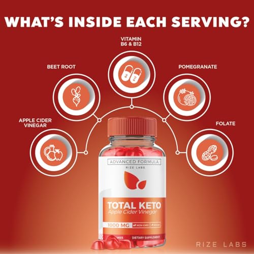 (2 Pack) Total Keto Gummies, Total Keto for Advanced Weight Loss, Total Keto Supplement