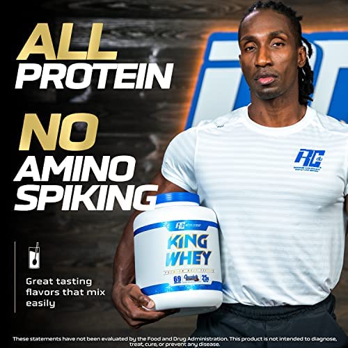 Ronnie Coleman Signature Series Whey Concentrate + Isolate Protein Powder, Pre Workout - AB Mystery