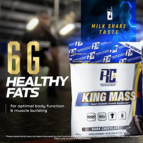Ronnie Coleman Signature Series King Mass XL Protein Powder, Weight and Muscle Gainer - AB Mystery