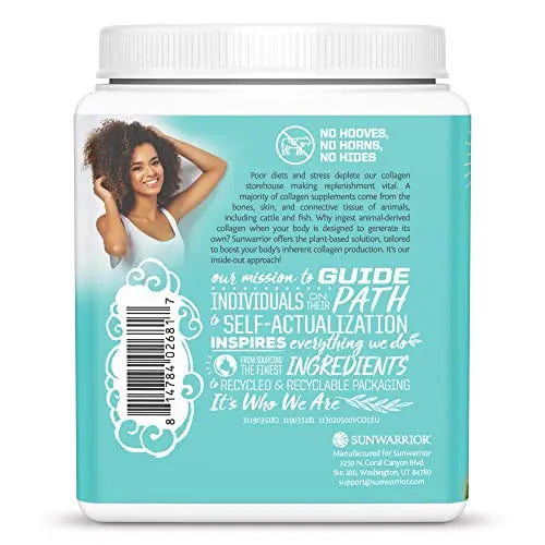 Sunwarrior Plant-Based Vegan Youthful Beauty Collagen Building Protein Peptides - AB Mystery