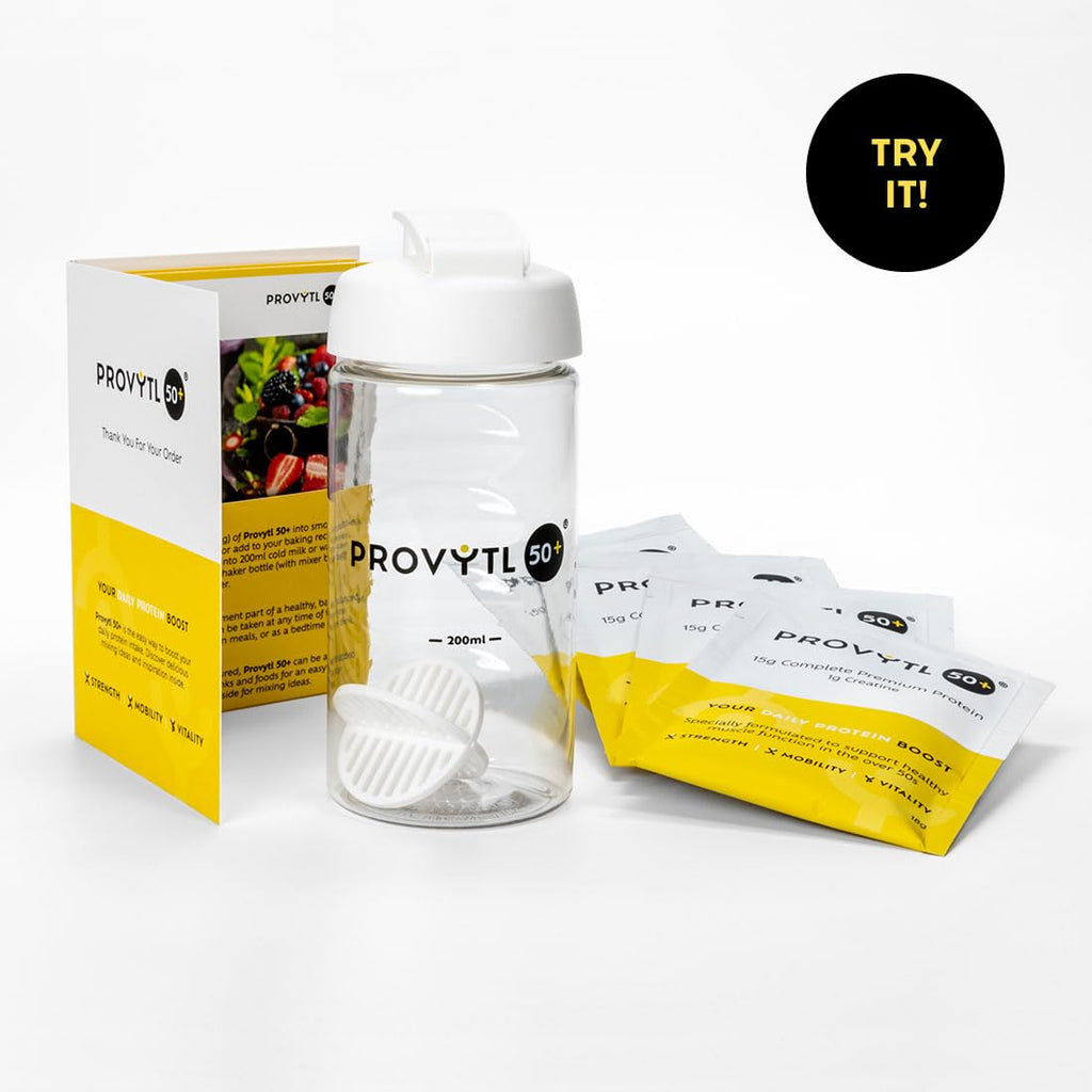 Provytl 50+ Trial Pack- Protein Powder Sachets for Men & Women Over 50 - Supports Muscle Function Provytl