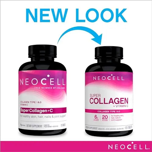 Neocell Super Collagen Vitamin C - Pack of 120 Tablets - AB Mystery