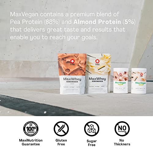 MaxiNutrition - MaxVegan Protein Powder, Chocolate - Plant Based Protein Food Supplement MaxiNutrition