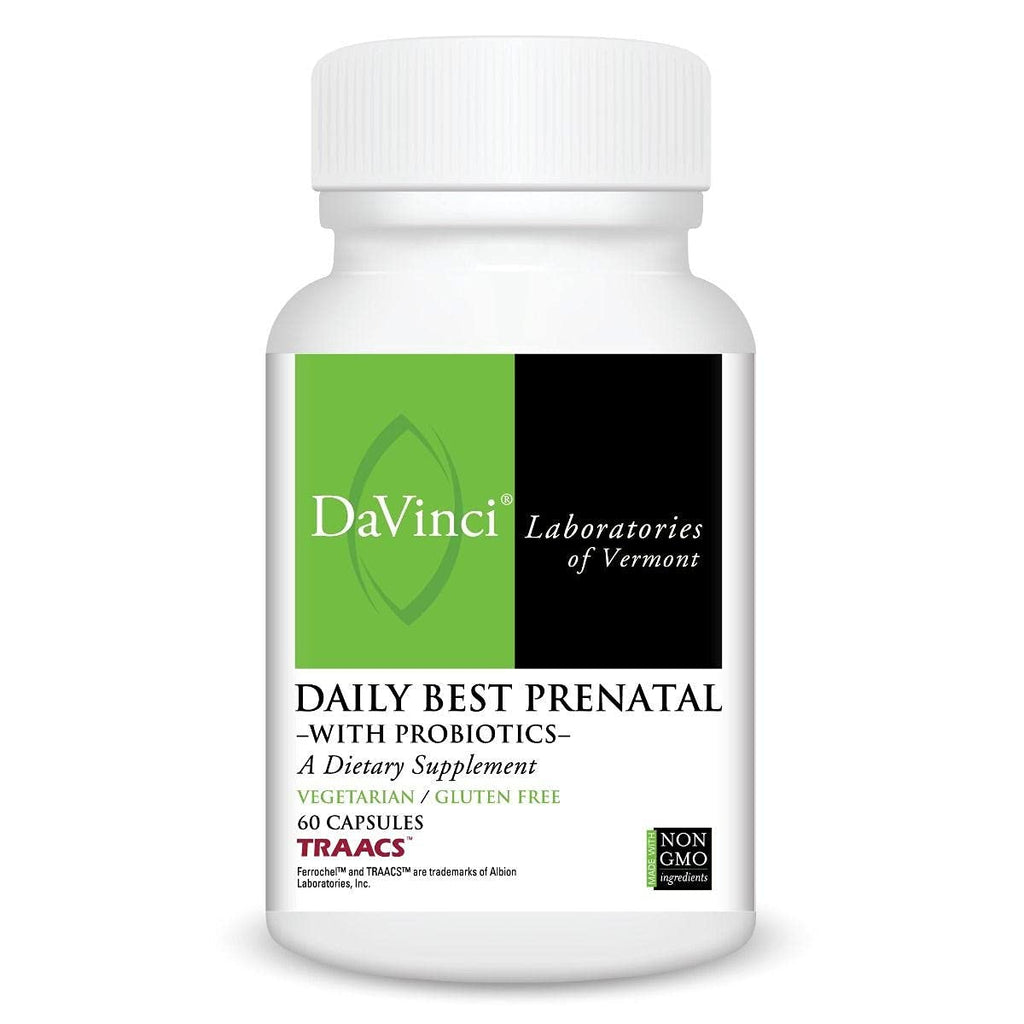 Davinci Labs Daily Best Prenatal with Probiotics - 60 Capsules