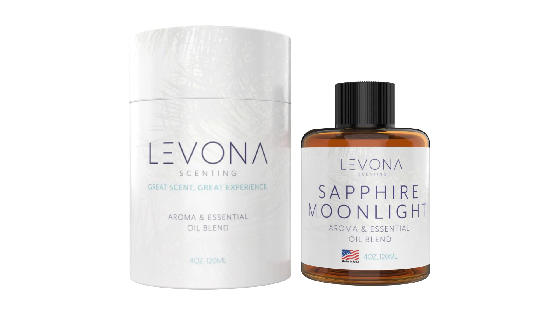 Levona Scent Pure Essential Oils For Diffusers For Home, Hotel & Office - Sapphire Moonlight Essential Oil