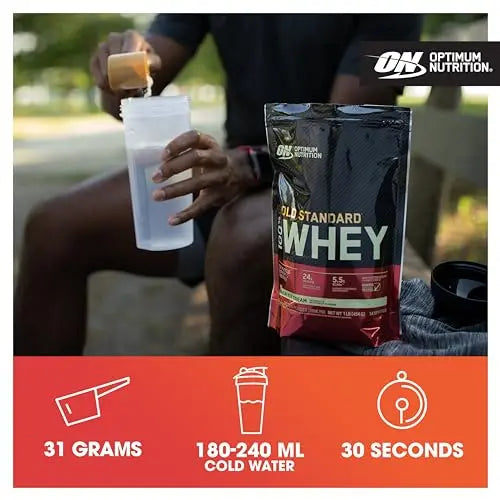 Optimum Nutrition Gold Standard 100% Whey Muscle Building and Recovery Protein Powder Optimum Nutrition