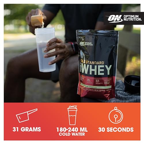 Optimum Nutrition Gold Standard 100% Whey Muscle Building and Recovery Protein Powder Optimum Nutrition