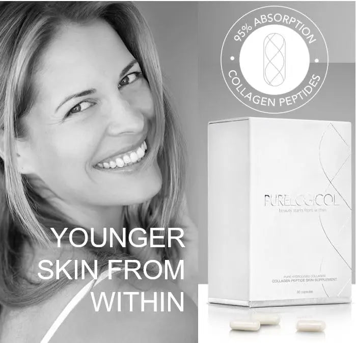 Collagen Tablets, Best Hydrolysed Protein Peptide Skin Supplement - 90 x Collagen Capsules x 800mg - AB Mystery