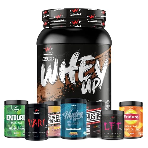 TWP Nutrition Platinum Series All The Whey Up Protein Powder Shake, 23g Whey Protein, Low Fat TWP