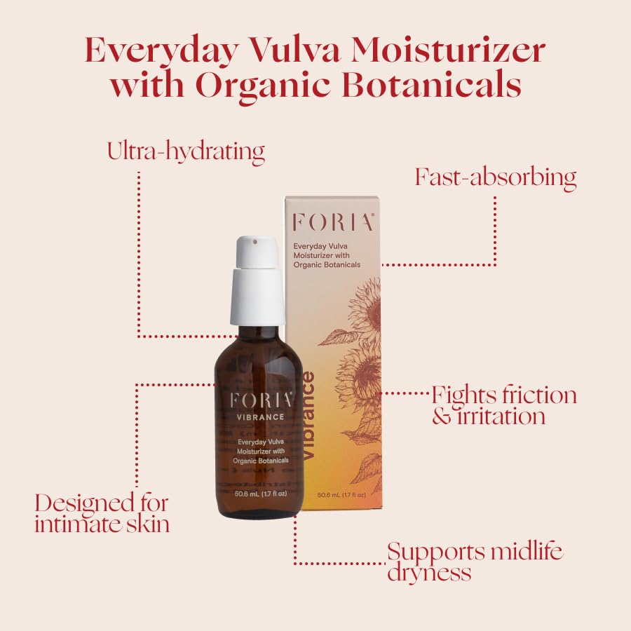 FORIA Everyday Vulva Moisturizer | Organic, All-Natural Fragrance-Free Intimate Skincare - AB Mystery