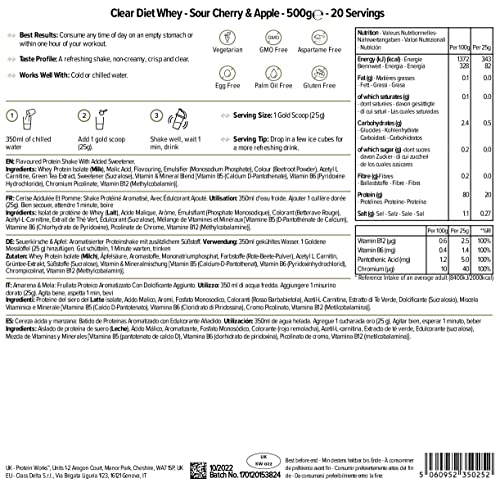 Protein Works - Clear Diet Whey Protein Isolate Powder | Refreshing High Protein Drink THE PROTEIN WORKS