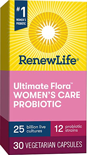 Renew Life Women’s Probiotic - Ultimate Flora Probiotic Women's Care, Shelf Stable - AB Mystery