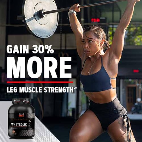 GNC AMP Wheybolic | Targeted Muscle Building and Workout Support Formula | Pure Whey - AB Mystery