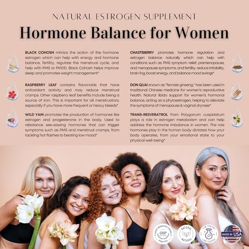 Womens Hormone Balance Supplement for Mood Swings, Hot Flashes Menopause Relief - AB Mystery