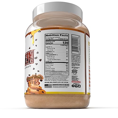 Man Sports ISO-Protein Hydrolyzed 100% Pure Whey Protein Isolate Powder, Peanut Butter - AB Mystery