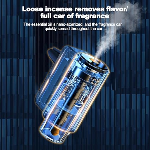 VEAREAR Smart Car Air Freshener Diffuser, Car Essential Oil Diffuser with 3 Adjustable Intensity Modes - AB Mystery