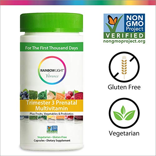 Rainbow Light Vibrance Trimester 3 Prenatal Multivitamin – 60 Count Rainbow Light