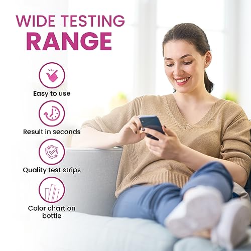 5-Minute Vaginal pH Test Kit for Women - 50 Premium-Quality Vaginal Heath pH Test Strips Included - AB Mystery