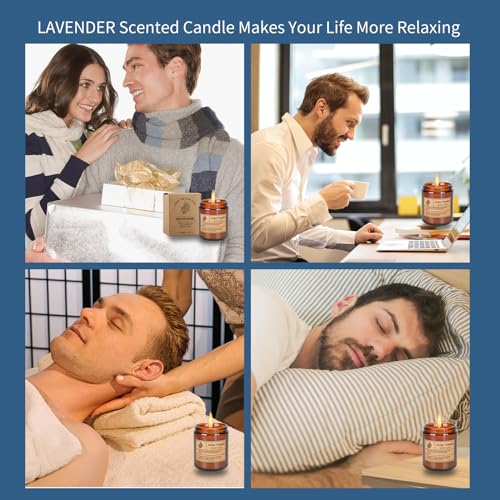 Scented Candles Gift,Aromatherapy Candles,Scented Candle Stress Relief and Relax for Home Bedroom Gift - AB Mystery