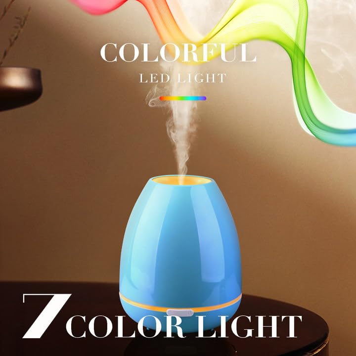 Essential Oil Diffuser for Bedroom Small Humidifier for Home Cool Mist Scent Diffuser 300ml 20 Hours - AB Mystery