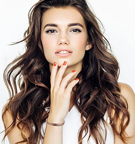 UtenoTureH Magnetic Copper Bracelet for Women for Arthritis, 6.5'' Adjustable Solid Copper Bracelet - AB Mystery