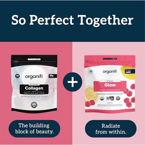 Organifi Collagen Powder - Fuller Hair, Stronger Nails, and Radiant Skin - Replenish - AB Mystery