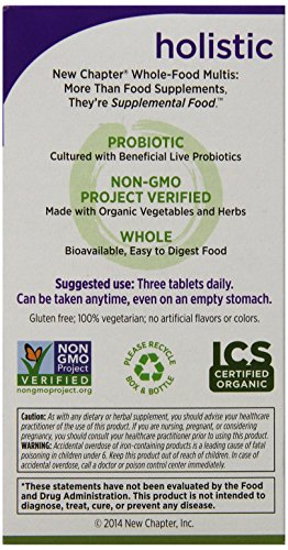 New Chapter Perfect Prenatal Trimester Supplement,270 Count New Chapter