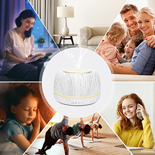 SEEDSEEL 300ML Essential Oil Diffuser, Remote Control Cool Mist Air Aromatherapy Diffuser - AB Mystery