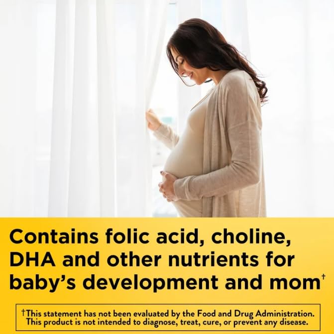 Prenatal Gummies with DHA and Folic Acid, Nature Made Dietary Supplement YOLOMOLO