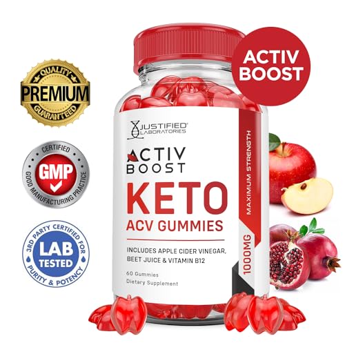 (5 Pack) Activboost Keto ACV Gummies Advanced Formula 1000MG Active Boost - AB Mystery