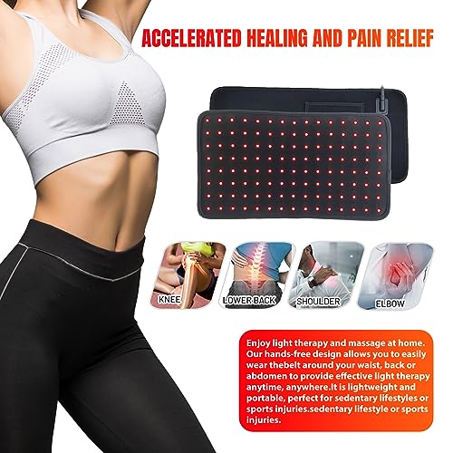Red Light Therapy Infrared Light Therapy for Muscle Pain Relief and Inflammation Red Light Therapy Belt - AB Mystery