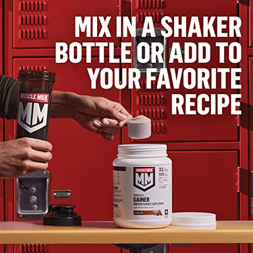 Muscle Milk Gainer Protein Powder, Chocolate, 32g Protein, 5 Pound - AB Mystery