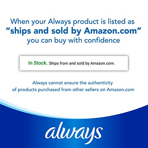 Always Infinity Feminine Pads For Women, Size 4 Overnight Absorbency, Multipack, With Flexfoam - AB Mystery