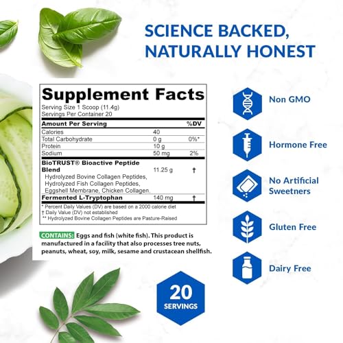 BioTrust Ageless Multi Collagen Peptides Powder – 5 Types (I, II, III, V, X) – Unflavored - AB Mystery