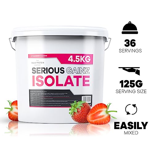 The Bulk Protein Company, Serious Gainz Isolate – 4.5kg – Whey Protein Powder The Bulk Protein Company