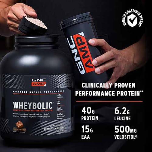 GNC AMP Wheybolic Protein Powder | Targeted Muscle Building and Workout Support - AB Mystery