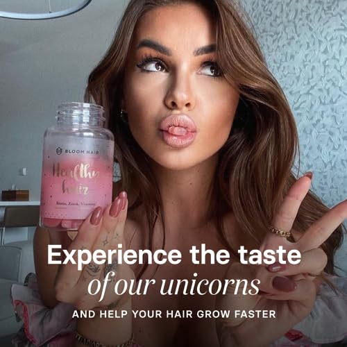 Bloom Hair Gummies for Faster Hair Growth & Biotin Vitamins for Rapid Hair Growth - AB Mystery