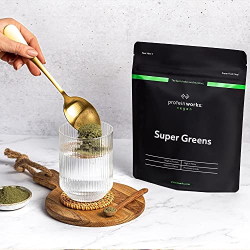 Protein Works Super Greens Powder | Nutrient Dense Detox Shake | Supports Immune System Protein Works
