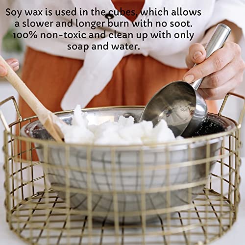 Environment Loop Wax Melt Cubes, 3 Pack of 2.3 OZ Soy Wax Melts for Warmers, Maximum Scent - AB Mystery