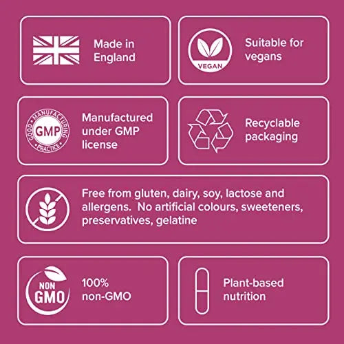 Unique Vegan Collagen Supplement with 18 Amino Acids, Hyaluronic Acid, Bamboo Silica, Biotin, Vitamins - AB Mystery