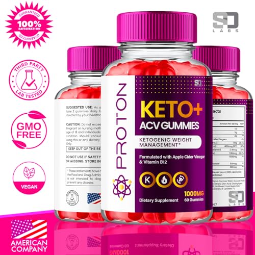 Proton Keto ACV Gummies Advanced Weight Loss 1000 MG, Proton Keto ACV Gummies - AB Mystery