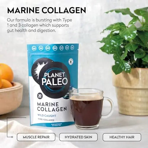 Pure Marine Collagen Powder (60 Servings, 450g) | for Healthy Skin, Hair and Nails, and Gut Health - AB Mystery