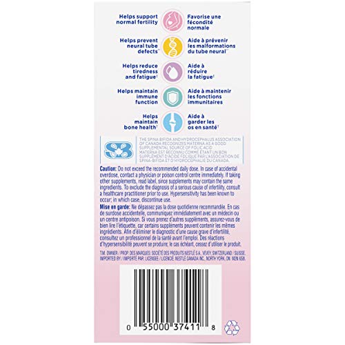 Materna Nestle Prenatal Postpartum Vitamin & Mineral Supplement 100 Tablets Materna